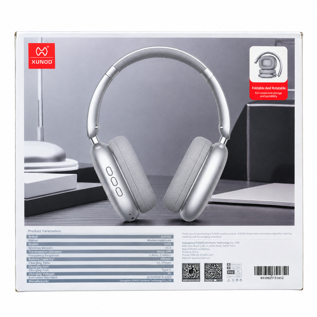 XUNDO D002 Wireless Headphones